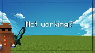 Is YOUR texture PACK not WORKING [upl. by Eixel]