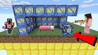 Minecraft FORTNITE LUCKY BLOCK BEDWARS  Modded MiniGame [upl. by Orvan]