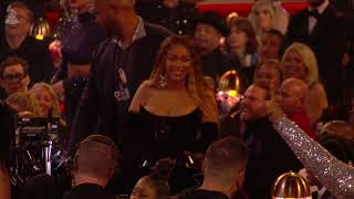 BEYONCÉ Reacting To Lizzos Acceptance Speech  Audience Cam  2023 GRAMMYs [upl. by Esele]