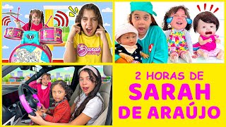 SARAH DE ARAÚJO em HISTÓRIAS sobre BRINCADEIRAS E DIVERSÃO para crianças  Funny Story for Kids [upl. by Westley]