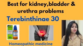 Terebinthinae oleum 30 homeopathic medicine benefits amp uses  Best for urinary problems [upl. by Brandi]