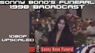 Chers Eulogy at Sonny Bonos Funeral remastered 1998 [upl. by Rawley]