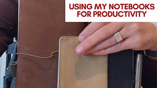 Notebooks for productivity and mindfulness how I use my notebooks for productivity [upl. by Osric139]