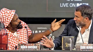 Dereck Chisora quotI FEEL BAD FOR YOU EDDIEquot â€¢ Eddie Hearn amp Del Boy BACK amp FORTH scene [upl. by Stephannie]