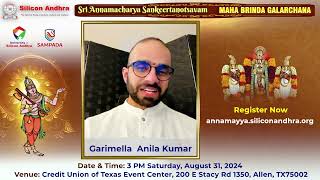 Garimella Anila Kumar invites you to SiliconAndhra Annamayya Maha Brinda Galarchana [upl. by Melli]