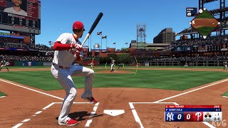 MLB The Show 24  New York Yankees vs Philadelphia Phillies  Gameplay PS5 UHD 4K60FPS [upl. by Ecnaralc]