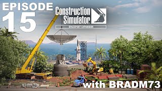 CONSTRUCTION SIMULATOR SPACEPORT EXPANSION  Ep 15 Access Road [upl. by Shanan]