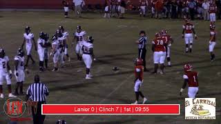 Lanier County Football Vs Clinch [upl. by Royden]