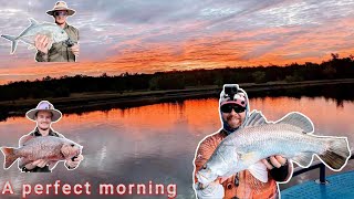 Townsville Creek Fishing at Sunrise [upl. by Ocer930]