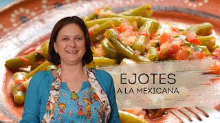 Ejotes a la mexicana una receta deliciosa [upl. by Tengler]