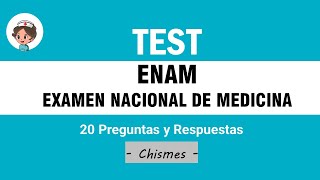 Medicina General Tipo ENAM Examen nacional de medicina ► Test 20 preguntas y respuestas [upl. by Airetak]