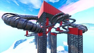 MEGA TOBOGGAN FORTNITE [upl. by Orrocos]