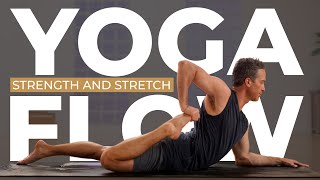 Yoga Flow Strength and Stretch Boost Your Flexibility amp Strength in 20 Min [upl. by Ariad68]