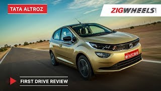 🚗 Tata Altroz  First Drive Review  ₹ Price in India Features Engines amp More  ZigWheels [upl. by Adianez]