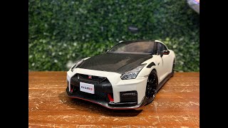 118 AUTOart Nissan GTR R35 Nismo 2022 White Pearl 77501 [upl. by Devehcoy]