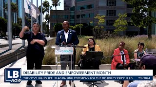 The City of Long Beach Hosts the Inaugural Disability Pride Flag Raising Ceremony [upl. by Darton563]