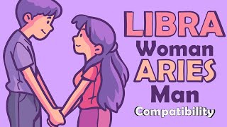 Libra Woman and Aries Man Compatibility [upl. by Gnol]