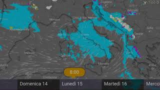 METEO ALLARME ROSSO  Linverno e il maltempo tornano in Italia a partire dal [upl. by Map]