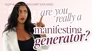 Human Design Manifesting Generator chart explained  Are you really a Manifesting Generator [upl. by Noseyt]