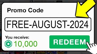 This SECRET Promo Code Gives FREE ROBUX Roblox August 2024 [upl. by Fendig]