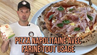 Comment réaliser une pâte à pizza Napolitaine avec une farine tout usage [upl. by Anivas952]