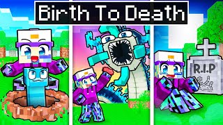 BIRTH To DEATH of a WORM in Minecraft [upl. by Wong]