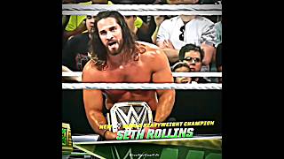 ROMAN REIGNS VS SETH ROLLINS WWE WORLD HEAVYWEIGHT TITLE MATCH MONEY IN THE BANK 2016 💯 wwe [upl. by Gehman]