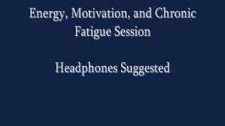 Self Hypnosis Energy Motivation Chronic Fatigue Session  Use Headphones [upl. by Ycnay286]