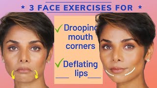 WHAT IS AGING YOUR LIPS 3 antiaging face exercises to lift downturned lipsBlush with me face yoga [upl. by Uba]