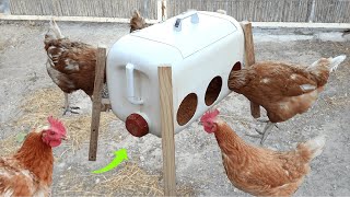 Comedero para Gallinas Fácil de hacer con un bidón 25L [upl. by Vetter]