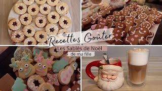 Recettes pour un Goûter Sablés de Noël simple rapide efficace [upl. by Ahsekyt18]