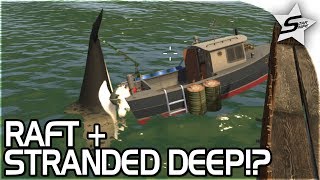 LANDLESS  STRANDED DEEP meets RAFT  Landless Game Gameplay Part 1 [upl. by Ennairac]