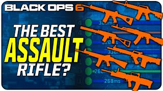 The BEST Assault Rifle in Black Ops 6  Full AR Stat Comparison [upl. by Leaj]