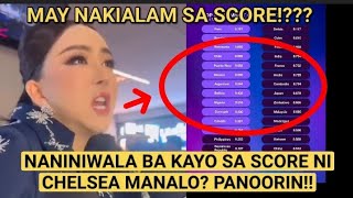 SCORE DAW NI CHELSEA PANOORIN chelseamanalo missuniverse top5 [upl. by Fogg]