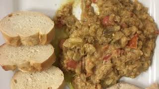 Aubergine salad  Perfect for beginners  Easy aubergine recipe [upl. by Ainoda]