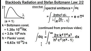 Physics Ch 24C Heat Radiation Test Your Knowledge 20 of 20 Black Body Radiation amp Boltzmann 22 [upl. by Brandwein290]