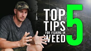 TOP 5 TIPS FOR FISHING IN WEED Carp Fishing PRO Rob Burgess Shows You How Its Done Mainline Baits [upl. by Dduj]