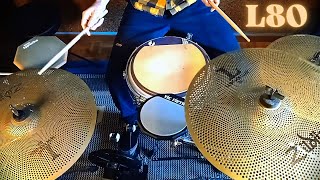 Zildjian L80 low volume cymbals sound test [upl. by Domella]