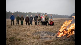 Ornitostogų talka Pakatrės pievose [upl. by Ratcliffe]