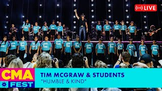 Tim McGraw Brings Students Onstage and Moves the Audience at CMA Fest  CMA Fest 2023 [upl. by Sturges]