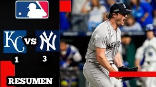 New York Yankees vs Kansas City Royals playoff 2024  RESUMEN PICANTE [upl. by Ecirbaf]