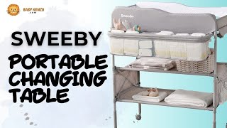 ✨ Sweeby Transform Baby Care with the Portable Changing Table You Need ✨ [upl. by Anitsenre]