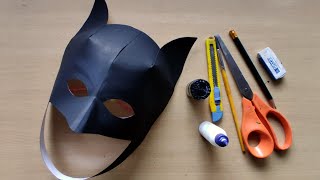 How to Make Batman Cowls Mask  BATMAN Again  batman [upl. by Etteroma]