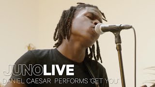 Daniel Caesar Performs Get You on JUNO LIVE  JUNO TV [upl. by Haodnanehs225]