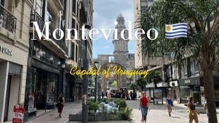 Montevideo 🇺🇾  Capital of Uruguay  Walking Tour  4k 60fps 2024 [upl. by Kassaraba951]