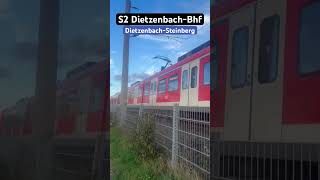 DietzenbachSteinberg Abfahrt RB423S2➡️DietzenbachBhf br423 sbahn shorts [upl. by Eenahpets]