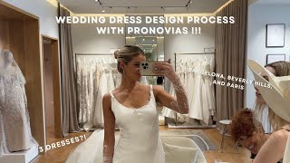 Design My Wedding Dress With Me amp Pronovias [upl. by Broucek607]