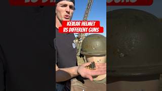 1980s Kevlar Military Helmet vs Different Caliber Bullets [upl. by Hike512]