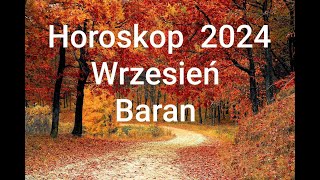 HOROSKOP na Wrzesień 2024r BARAN [upl. by Gratia]