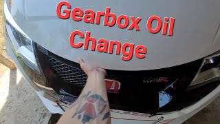 Civic FK2 Type R Gearbox Oil Change AMSOIL [upl. by Etiam750]